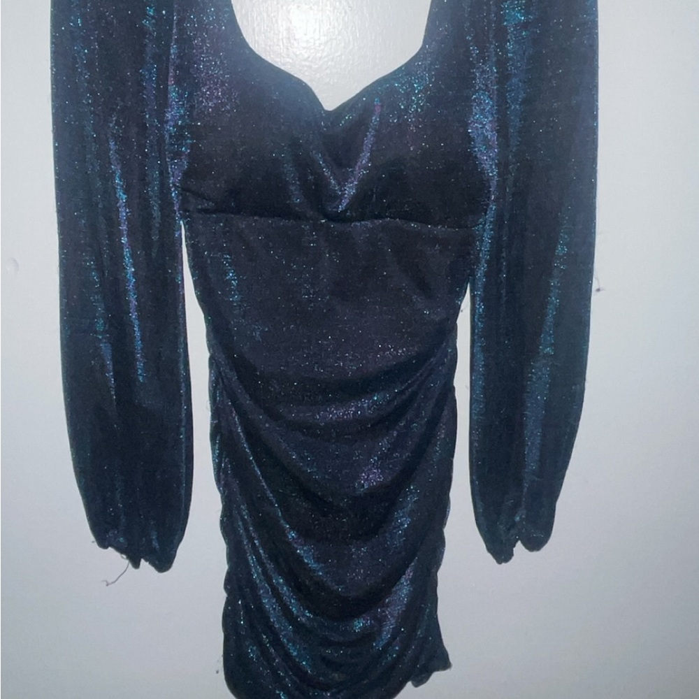 Elegant Black Shimmer Dress